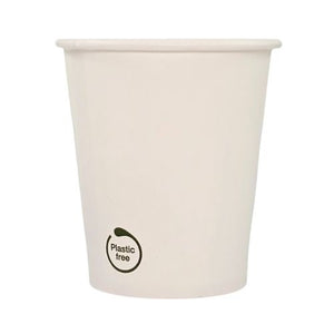 Gobelets carton blancs sans Gobelets carton blancs pied de poule sans enduction plastique ø 8 cm - 24 cl (1000 unités)plastique ø 7,2 cm - 20 cl (1000 unités)