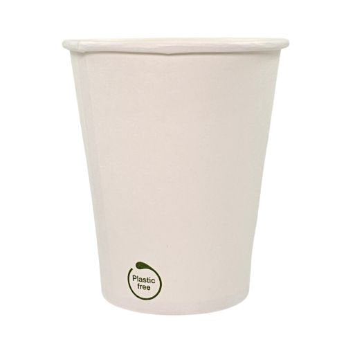 Gobelets carton blancs sans plastique ø 8 cm - 24 cl (1000 unités)