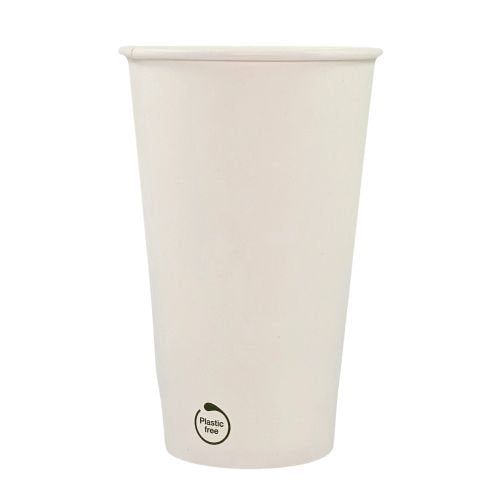 Gobelets carton blancs sans plastique ø 9 cm - 47 cl (1000 unités)