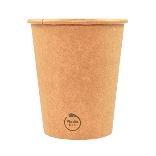 Gobelets carton kraft sans plastique ø 8 cm - 24 cl (1000 unités)