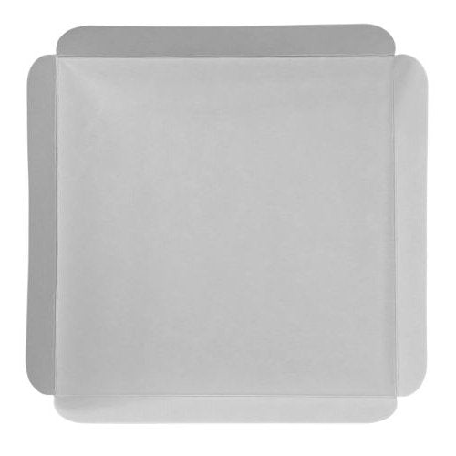 Carrés rainés blancs 21 x 21 cm (250 unités)