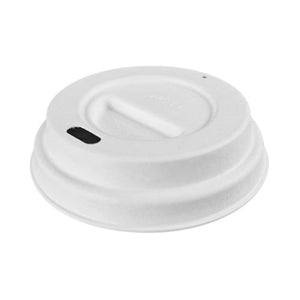 Couvercles encoche voyageur canne à sucre pour gobelets ø 6,2 cm blanc (2000 unités)