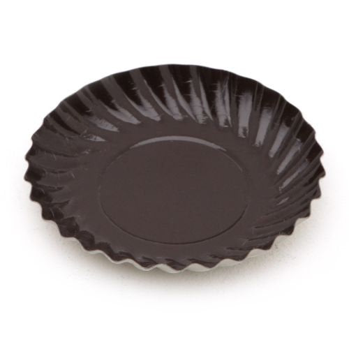 Assiette carton noir ø 9 cm (2000 unités)