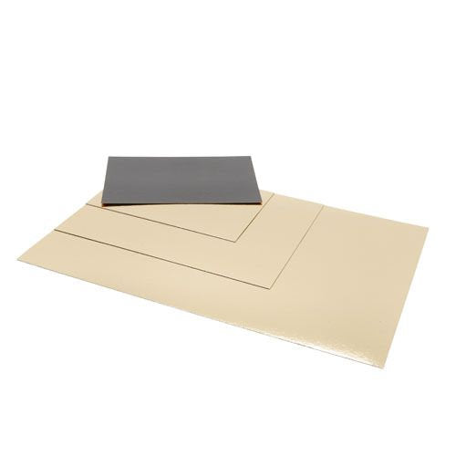 Plaques carton double face or-noir 30 x 20 cm (50 unités)