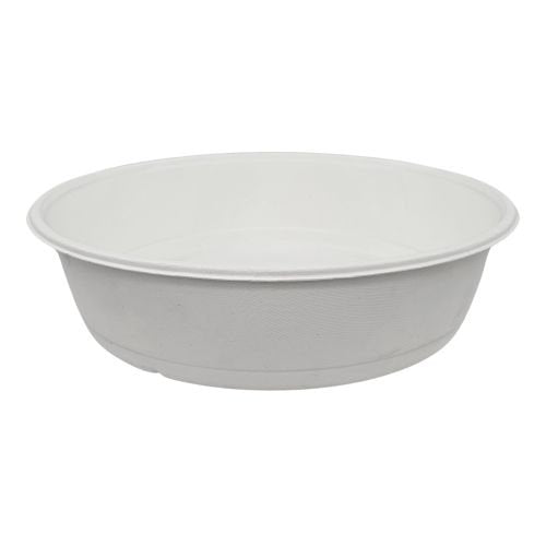 Saladier canne à sucre parecchi, sans PFAS ø 28,5 x 7,5 cm - 3500 ml (200 unités)