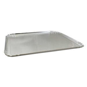 Plateau traiteur simple face argent 42 x 32 cm (100 unités)