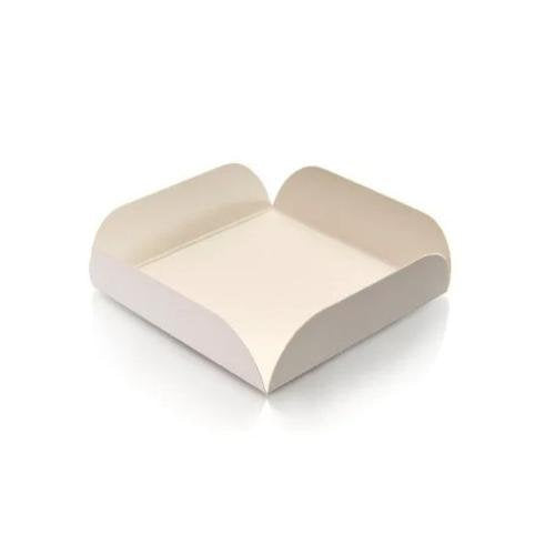 Carrés rainés carton blanc 25 x 25 cm (250 unités)