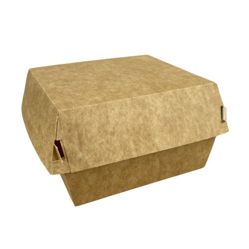 Boites burger kraft 11,5 x 11,5 x 7,8 cm (200 unités)