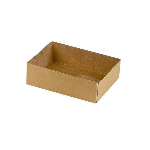 Caissettes patissières kraft 14 x 10 x 5 cm (100 unités)
