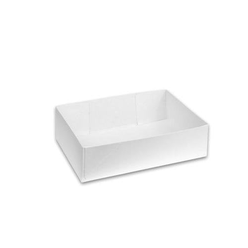 Caissette pâtissière blanche Carton 14 x 10 x 5 cm (100 unités)