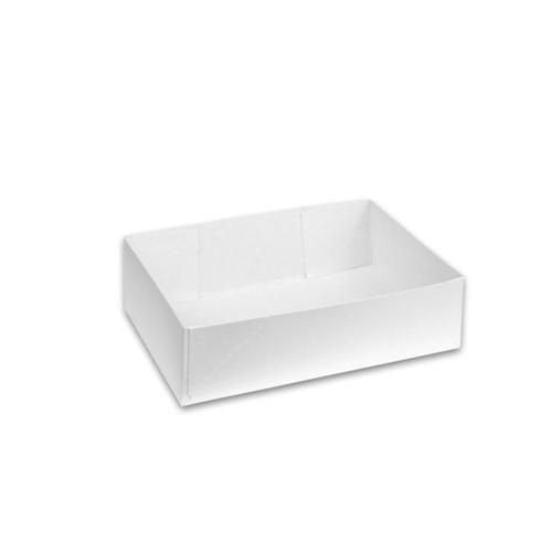 Caissette pâtissière blanche Carton 16 x 11 x 5 cm (100 unités)