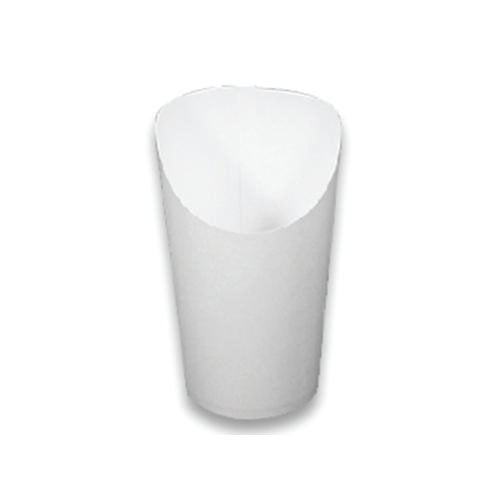 Pots carton blanc pour wraps ø 6 x 12,2 cm - 163 ml / 5,5 oz (1000 unités)