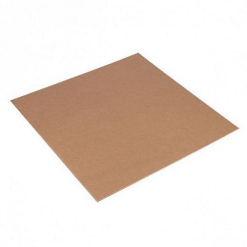 Carrés carton simple face bio kraft 26 x 26 cm (100 unités)