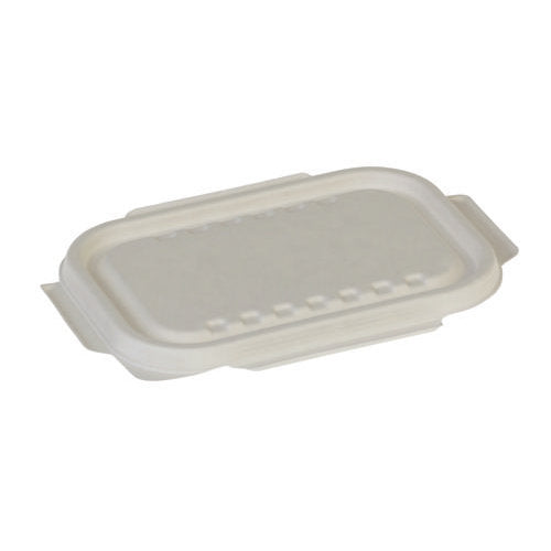 Couvercles canne à sucre sans PFAS à ailettes pour barquettes 229x153 mm (250 unités)