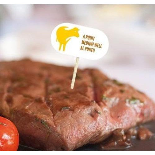 Picsteaks en bambou "a point" 6,5 cm (1000 unités)