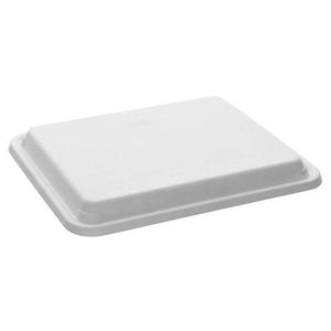 Couvercles canne à sucre 31 x 24,5 cm blanc pour plateau 30 x 24 cm (200 unités)