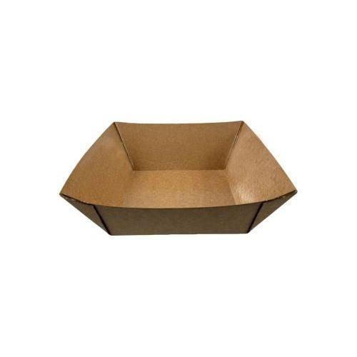 Saladiers kraft brun + pelliculage - 2500 ml (50 unités)