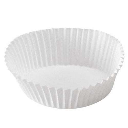 Caissettes papier blanc standard ingraissable - ø 9 x 2,5 cm (8000 unités)