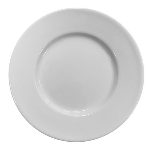 Assiettes evidence blanches porcelaine ø 14,5 x 1,4 cm (48 unités)