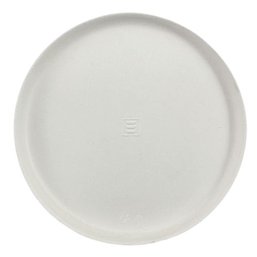 Assiettes ano blanches canne à sucre, sans PFAS, ø 12 x 1 cm (1200 unités)