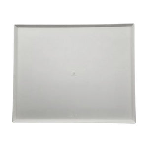Plats Evasion blancs canne à sucre, sans PFAS, 32,5 x 26,5 x 1 cm (50 unités)