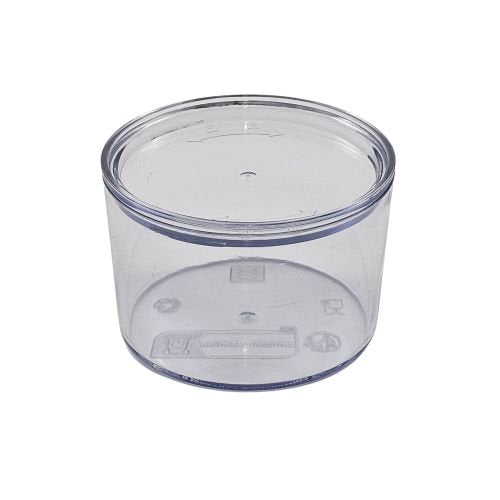 Saladiers bodega san transparent ø 8 x 5,4 cm - 190 ml + couvercles (200 unités)