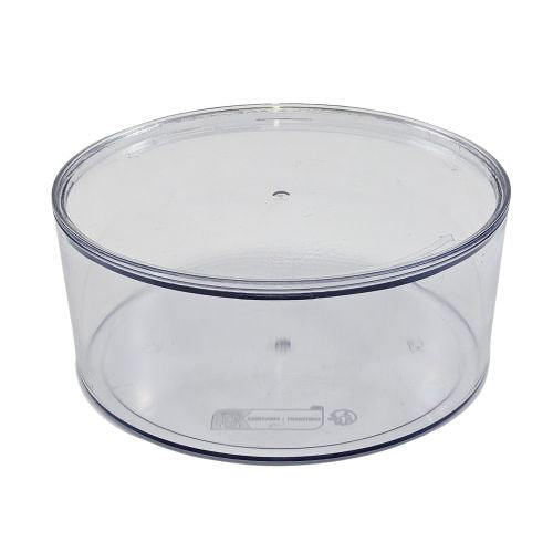 Saladiers bodega san transparent ø 17,3 x 7,4 cm - 1350 ml + couvercles (60 unités)