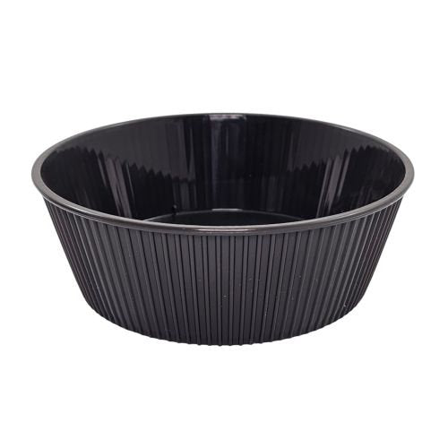 Saladiers canelia PP noir ø 15 x 5,1 cm - 600 ml (100 unités)