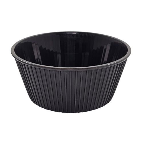 Saladiers canelia PP noir ø 12 x 5,1 cm - 350 ml (200 unités)