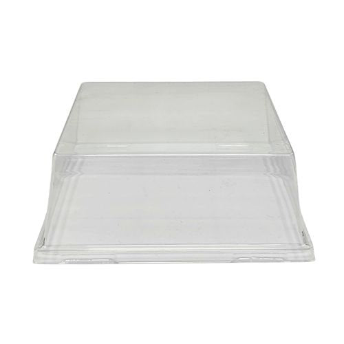 Couvercle PET hauteur 4 cm pour assiette Evasion 10 x 10 cm (400 unités)
