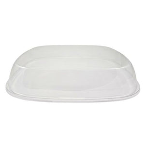 Couvercles dômes PET pour plateaux Evasion 5 compartiments 31 x 31 cm (50 unités)