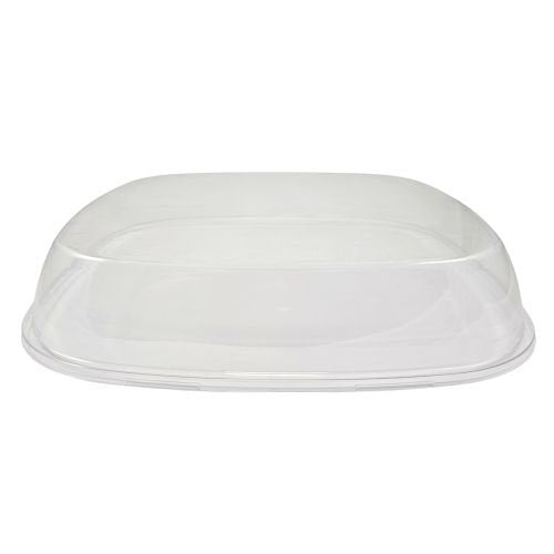Couvercles dômes PET pour plateaux Evasion 5 compartiments 31 x 31 cm (50 unités)