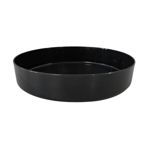Assiettes ano noires PP ø 18 x 3,5 cm (80 unités)