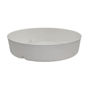Assiette Ano blanche canne à sucre, sans PFAS, ø 16 x 3,5 cm - 600 ml (240 unités)