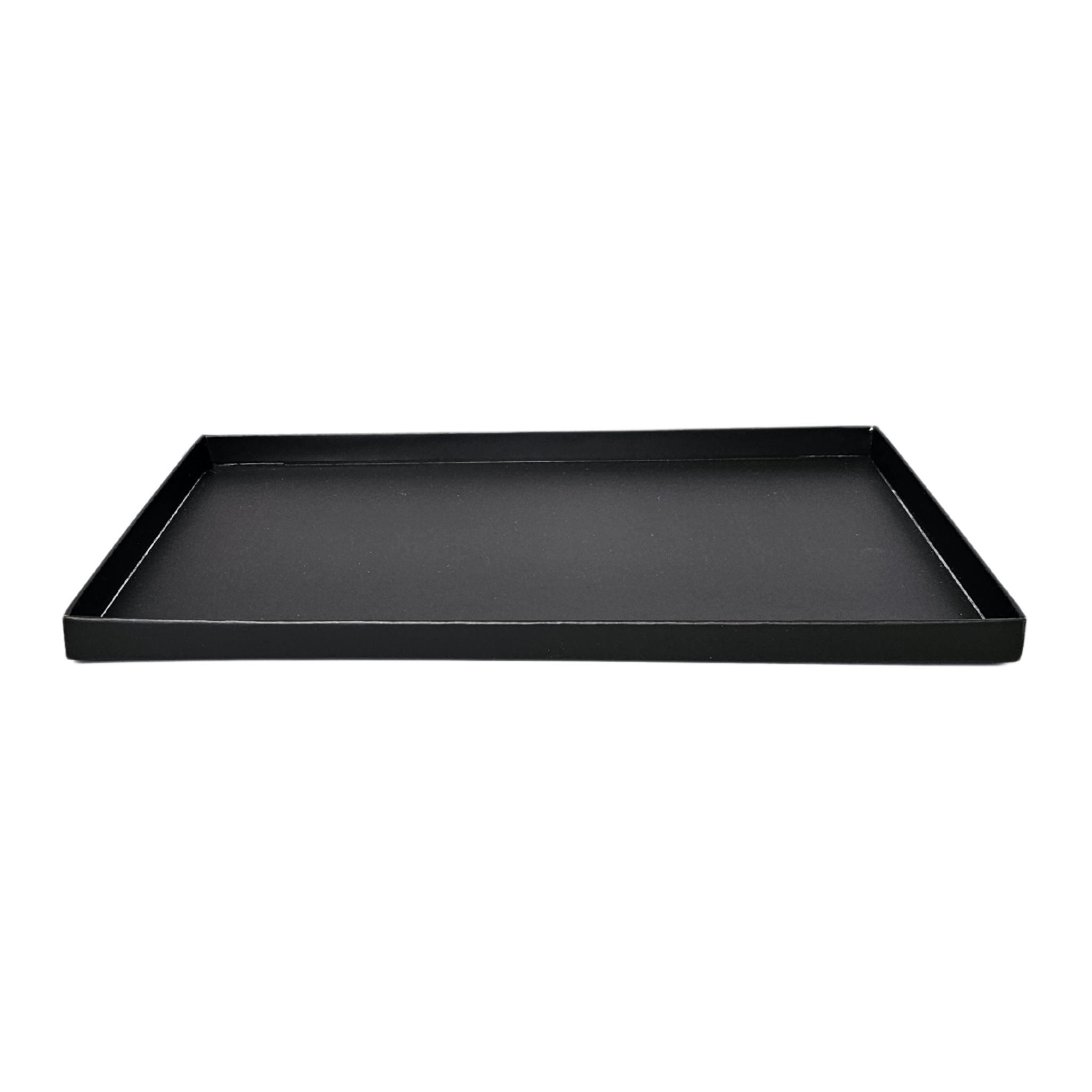 50 Plateaux carton noir Excellence 28,5 x 19 x 1,5 cm