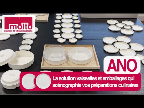 Assiettes Ano blanches canne à sucre, sans PFAS, ø 16 x 1 cm (84 unités)