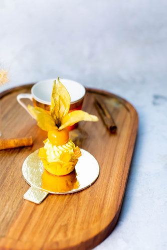 Ronds carton simple face or, languette, décortiqué ø 8 cm (1000 unités)