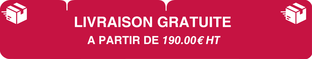 MOLTO propose une livraison gratuite à partir de 190€ Ht d'achat.